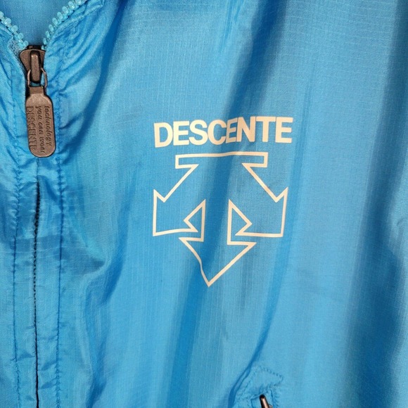 Descente Mens Ski Suit One Piece Size XS Blue Winter Sports Zip Outdoor Vintage - Picture 10 of 11